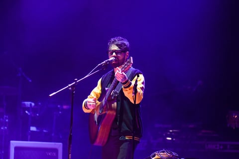 El cantante Christian Jean, también voz de Reyno.