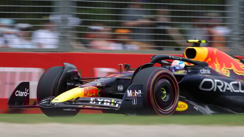 Primer podio para Checo Pérez en el 2022