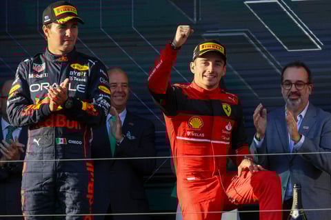 Primer podio para Checo Pérez en el 2022