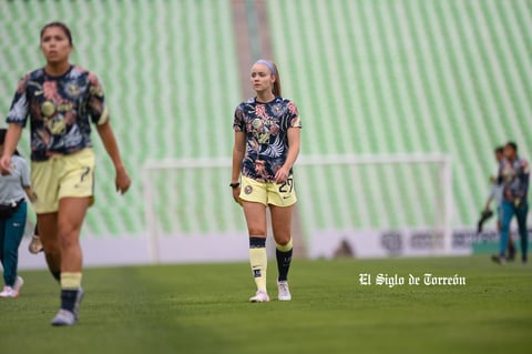 Guerreras del Santos Laguna vs Águilas del América, Liga femenil