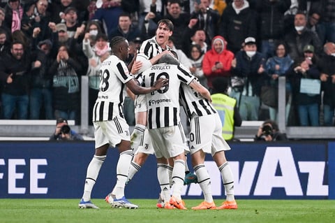 Foto Marco Alpozzi/LaPresse 
20 Aprile 2022 Torino, Italia 
sport calcio 
Juventus Vs Fiorentina - Semifinale  -Coppa Italia Frecciarossa 2021/2022 - Allianz Stadium
Nella foto:   Federico Bernardeschi (Juventus F.C.); esulta dopo il gol 

Photo Marco Alpozzi/LaPresse 
April 20, 2022 Turin, Italy 
sport soccer 
Juventus Vs Fiorentina  - semi-final- Coppa Italia Frecciarossa 2021/2022 - Allianz Stadium
In the pic:  Federico Bernardeschi (Juventus F.C.); celebrates after scoring