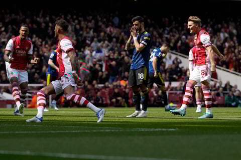 Cae Manchester United contra Arsenal