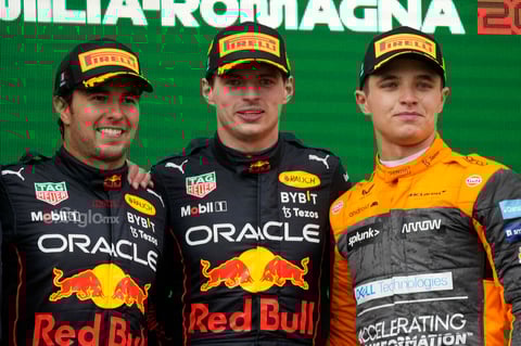 'Checo' Pérez queda en segundo lugar después de Max Verstappen