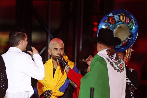 Maluma hace historia y reúne a Madonna, Grupo Firme y Pipe Bueno en Medellín