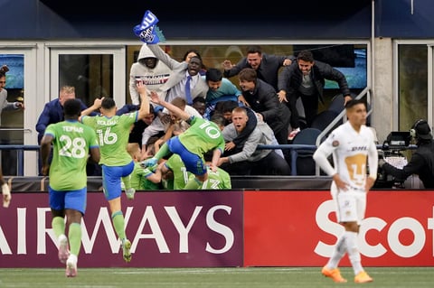 Seattle Sounders vence a Pumas y se corona en Liga de Campeones de Concacaf
