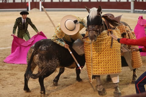 ¡Imágenes sensibles! Arturo Gilio es cornado en España