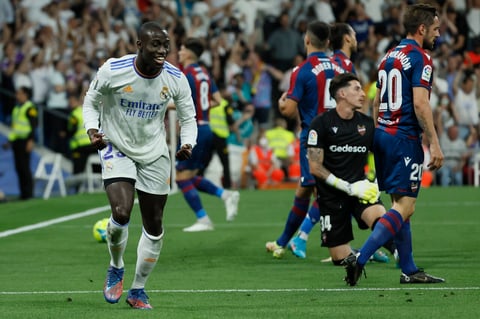 Real Madrid marca goliza al Levante
