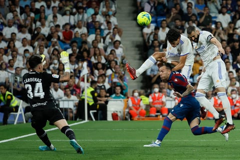 Real Madrid marca goliza al Levante