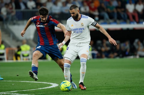 Real Madrid marca goliza al Levante
