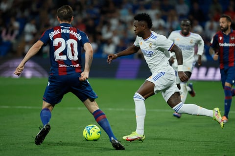 Real Madrid marca goliza al Levante