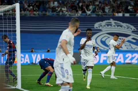 Real Madrid marca goliza al Levante
