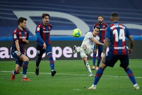 Real Madrid marca goliza al Levante