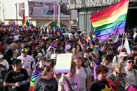 Marcha del orgullo LGBTIQA+ en Torreón