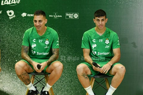 Presentación de refuerzos del santos laguna