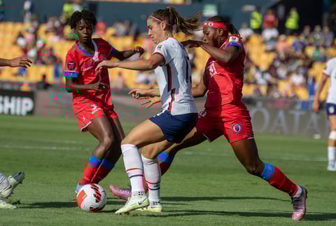 Arrancó el  Campeonato Concacaf W 2022 con el partido entre Estados Unidos y Haití