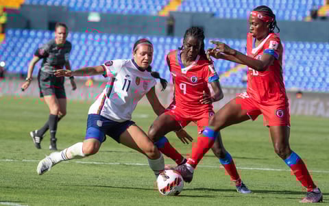 Arrancó el  Campeonato Concacaf W 2022 con el partido entre Estados Unidos y Haití