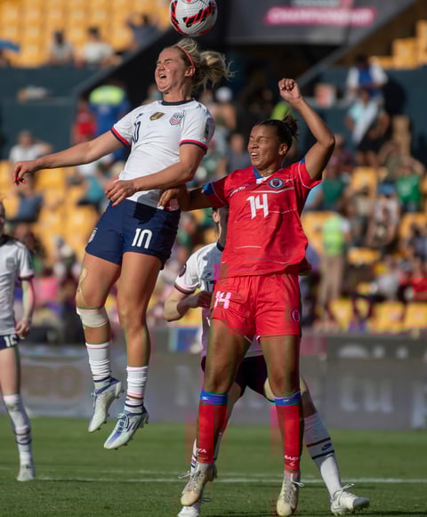 Arrancó el  Campeonato Concacaf W 2022 con el partido entre Estados Unidos y Haití