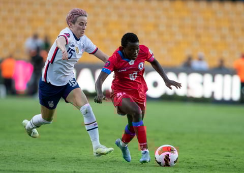 Arrancó el  Campeonato Concacaf W 2022 con el partido entre Estados Unidos y Haití