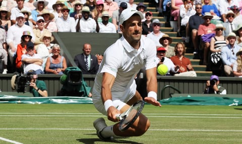 El máximo cabeza de serie estiró a 28 su racha de victorias en el torneo de Grand Slam