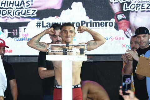 'Chihuas' Rodríguez y 'Habanerito' López se declararon listos para su pelea