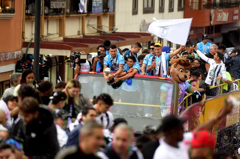 Desfile del campeón de Liga MX por las calles de Pachuca