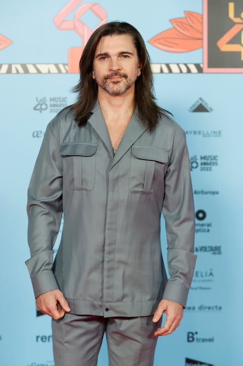 Juanes en la alfombra roja de Los40 Music Awards, este viernes en el Wizink Center en Madrid.