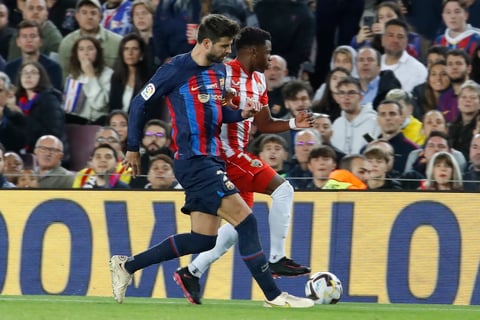 El último baile de Piqué con el Barcelona