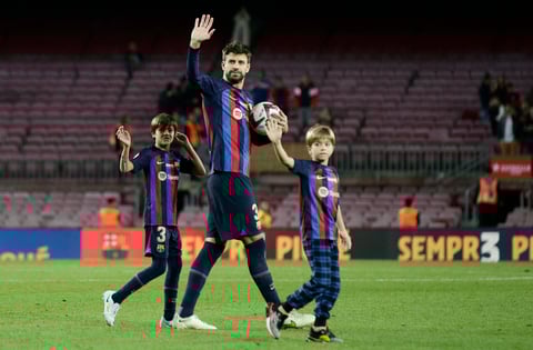 El último baile de Piqué con el Barcelona