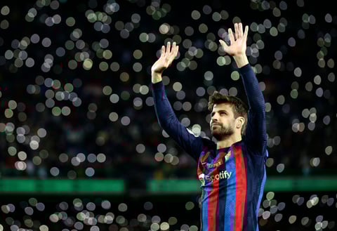 El último baile de Piqué con el Barcelona