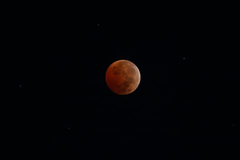 Así se vivió el eclipse de 'Luna de Sangre'