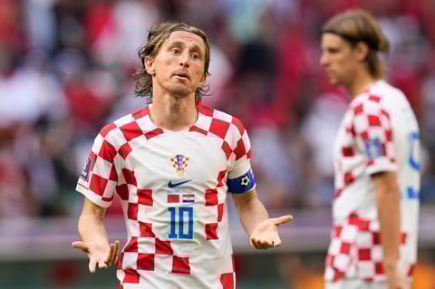 Luka Modric, lo más destacado del Croacia Vs. Marruecos