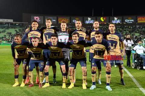 Equipo de Pumas UNAM, Santos Laguna vs Pumas UNAM