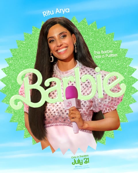 Se revelan nuevos posters promocionales de la película live action de Barbie