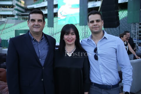 Alfredo, Anabel y Óscar.