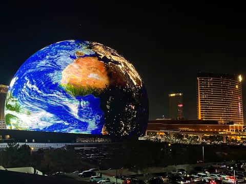 Fotografías del MSG Sphere en Las Vegas le están dando la vuelta al mundo