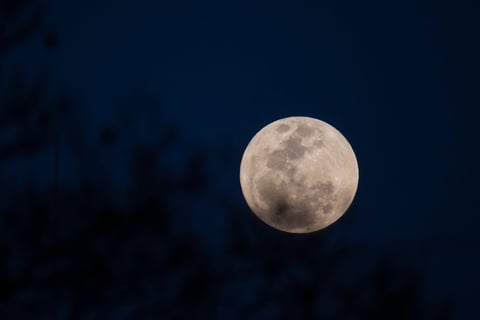 Así se vio la superluna azul 2023
