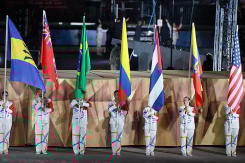 Ceremonia inaugural de los Juegos Panamericanos 2023 en Santiago de Chile