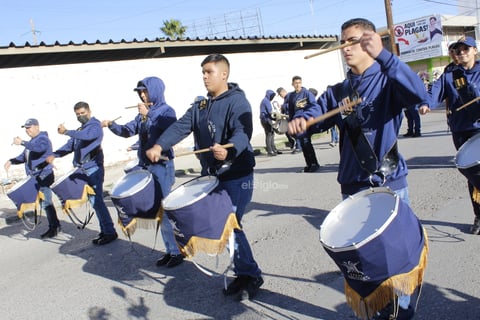 Con peregrinación, mercado Abastos de Torreón agradece a la Virgen de Guadalupe