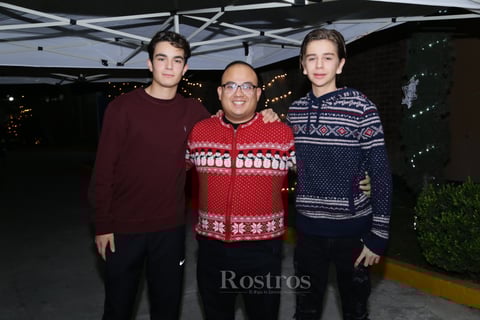 -Alex de Alba, Abraham Garza y Freddy Becerra