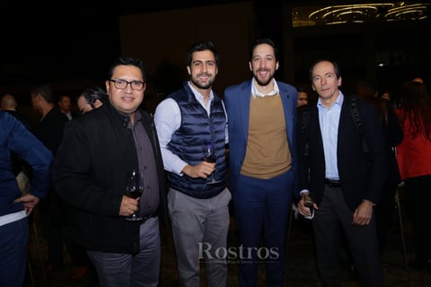 -José Perales, Jaime Murra, Carlos Garza y Federico Garza.