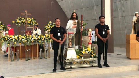 Laguneros reciben las reliquias de San Judas Tadeo en el TSM
