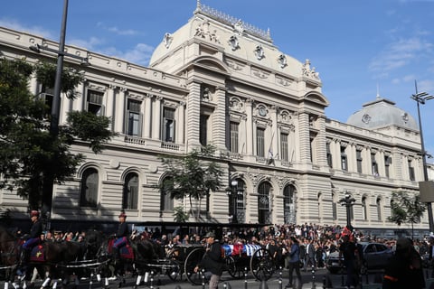 Uruguay despide al expresidente José Mujica en el Palacio Legislativo