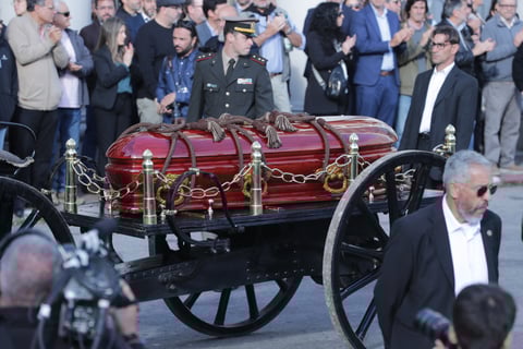 Uruguay despide al expresidente José Mujica en el Palacio Legislativo