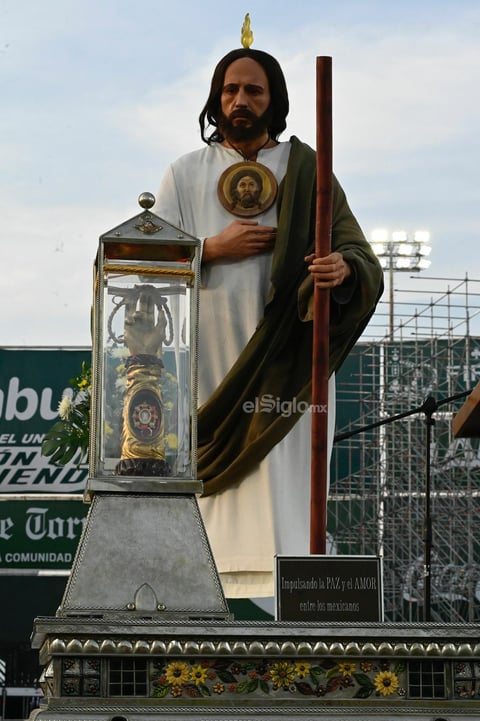 Ceremonia de despedida Reliquias de San Judas Tadeo