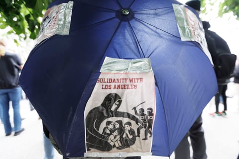 Crecen redadas y protestas en Los Angeles