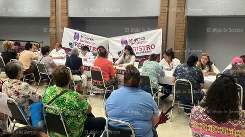 Abarrotan primer día de registro de la Pensión Mujeres Bienestar