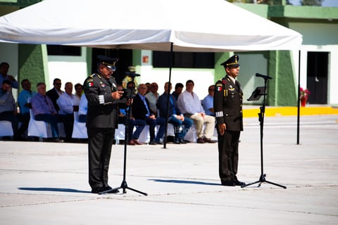 Toma protesta nuevo comandante del Mando Especial de La Laguna