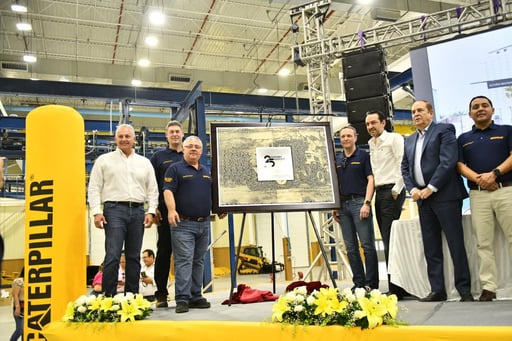 Caterpillar celebró su 25 aniversario de haberse instalado en la ciudad de Torreón. (FABIOLA P. CANEDO)