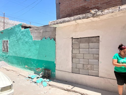 Imagen Habitantes denuncian daños en viviendas de la colonia Vencedora