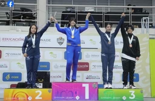 Imagen Histórica medalla para Coahuila en esgrima